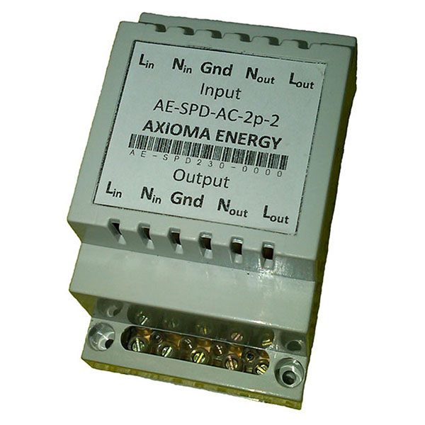 Устройство защиты от импульсных перенапряжений (УЗИП или SPD - Surge Protective Devices) для цепей переменного тока, AXIOMA energy